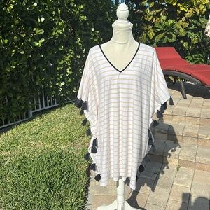 DUFFIELD LANE JOSLIN CAFTAN PRINTED GOLD SIZE L-XL